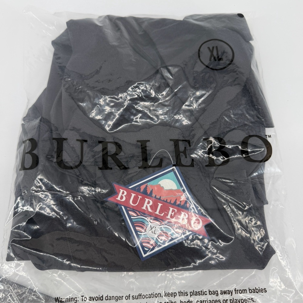 NWT Burlebo Deer Duck Mens Long Sleeve Crew Neck Size XL Athletic Shirt Outdoor - Picture 10 of 10